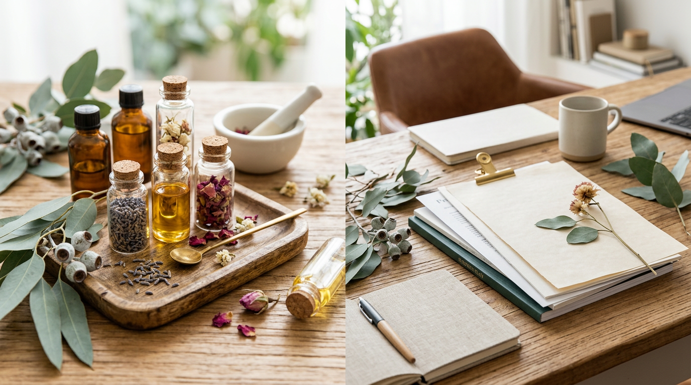 Peppermint and Eucalyptus: A Cooling Duo for Home Blending